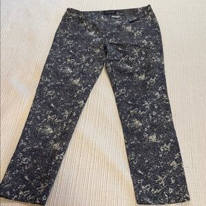 Peruvian Connection Black and Cream slim cut with stretch.